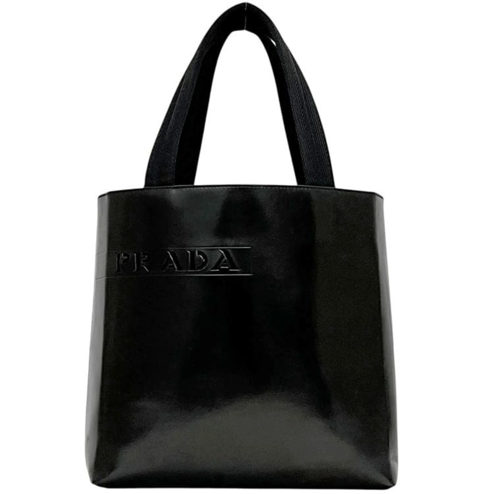 Prada Vitello Daino Shopping Leather Tote Bag Black